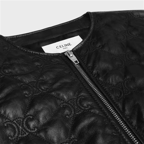 celine california bomber jacket|TRIOMPHE BOMBER JACKET IN SOFT LAMBSKIN.